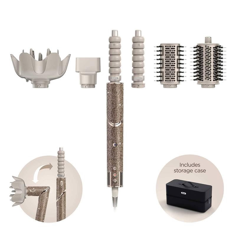 (KOOP 1 KRIJG 2 GRATIS) Champagne Diamond 5-in-1 Air Styler + GRATIS kapselgids