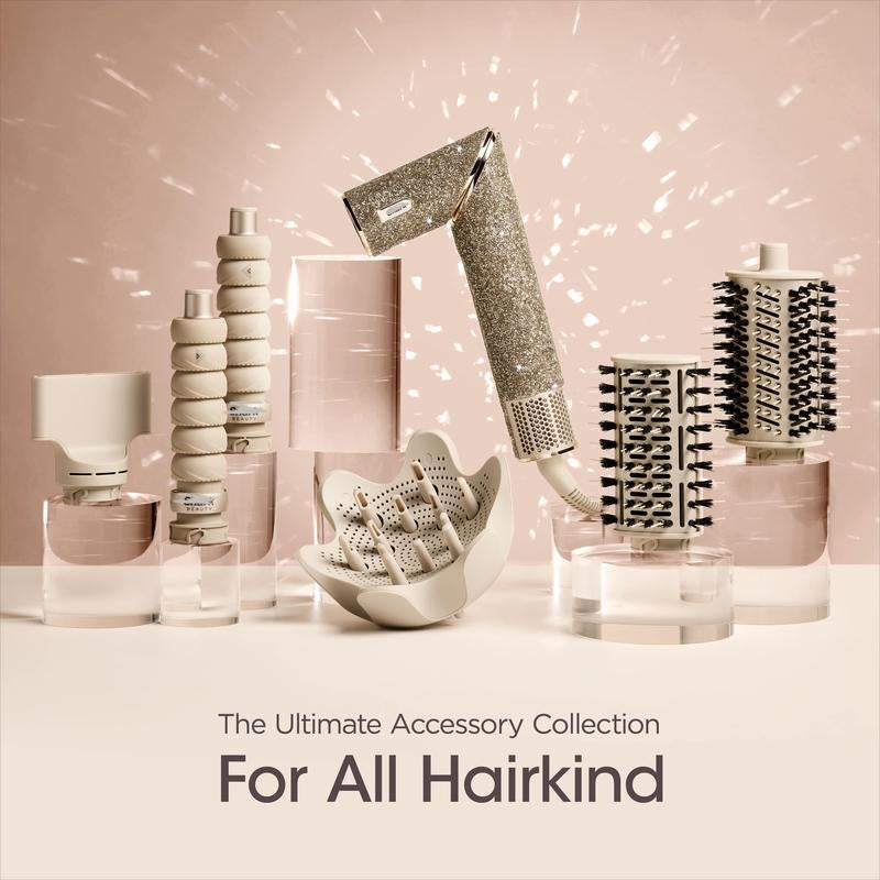 (KOOP 1 KRIJG 2 GRATIS) Champagne Diamond 5-in-1 Air Styler + GRATIS kapselgids